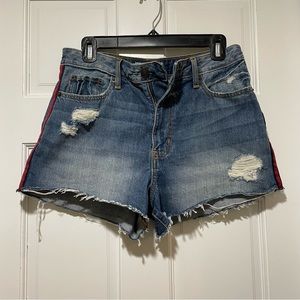Abercrombie & Fitch Denim Shorts with side trim detail Size 6(28)